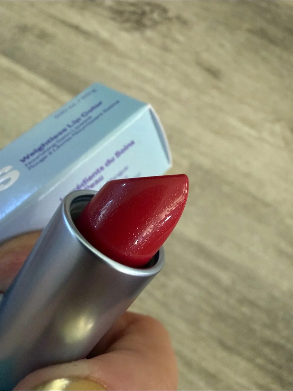 Kosas Weightless Lip Color — Warm Rose Red